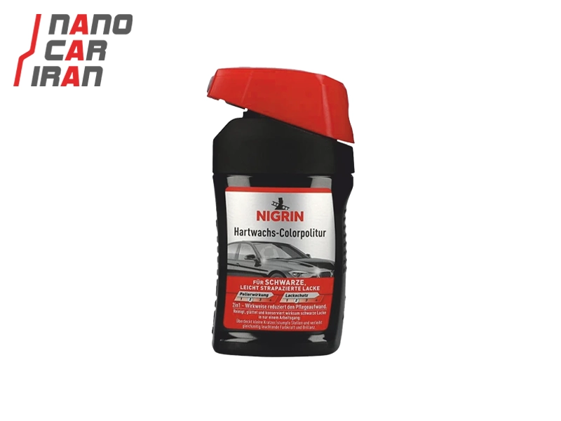 پولیش و واکس رنگی مشکی مخصوص بدنه خودرو ۳۰۰ میلی لیتری نیگرین